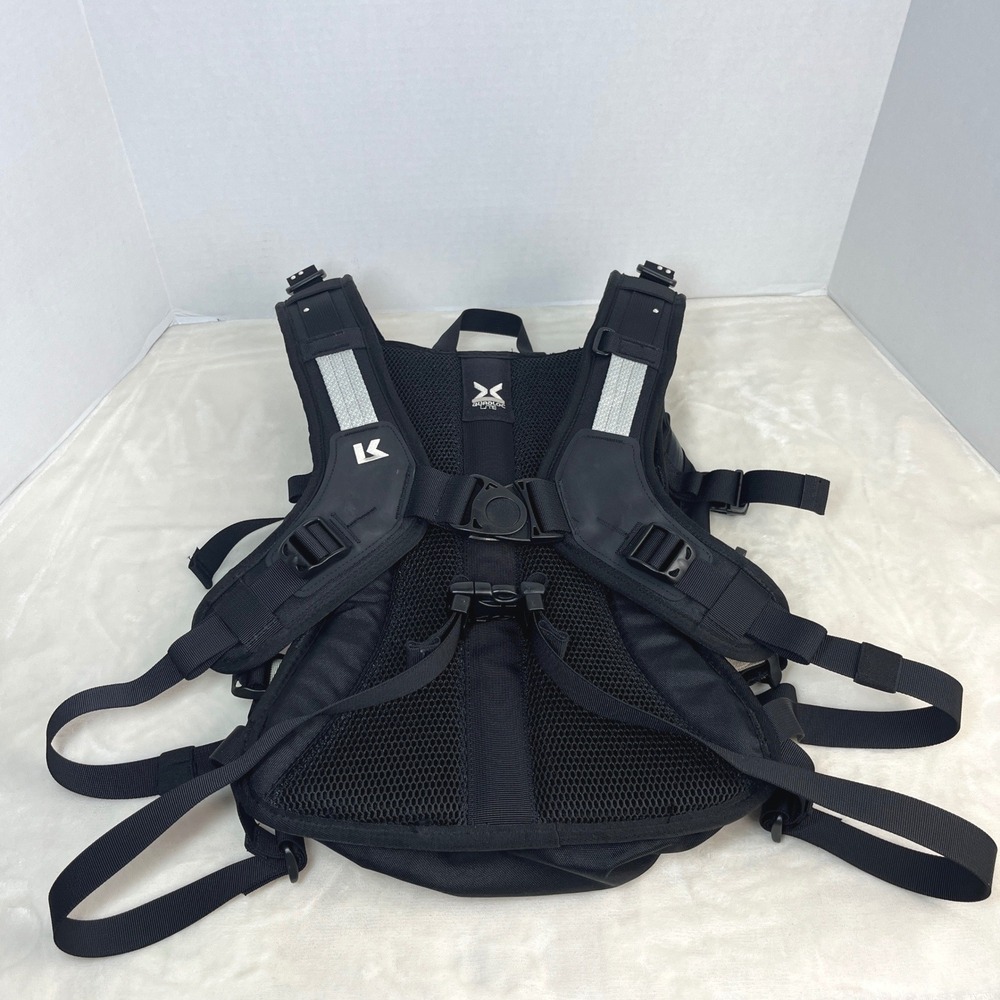 Kriega R15 Motorcycle Backpack Mens 15L Black Excellent Quadloc Harness Bag - Picture 2 of 8
